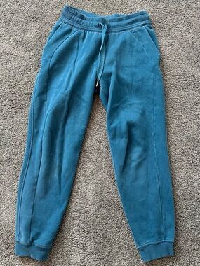 lululemon athletica Teal Track Joggers scuba *small holes